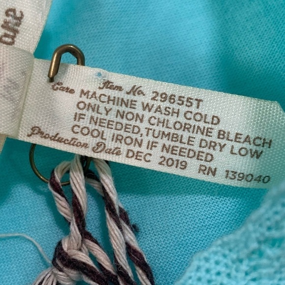 Nwt Matilda Jane Talk To Me Cotton Babydoll Tank Aqua - Picture 5 of 11